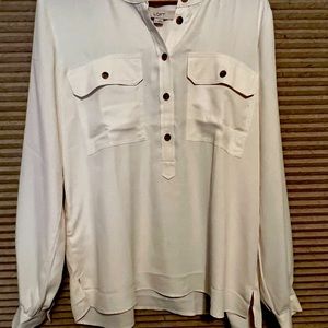 Ann Taylor/Loft NWT cream colored blouse